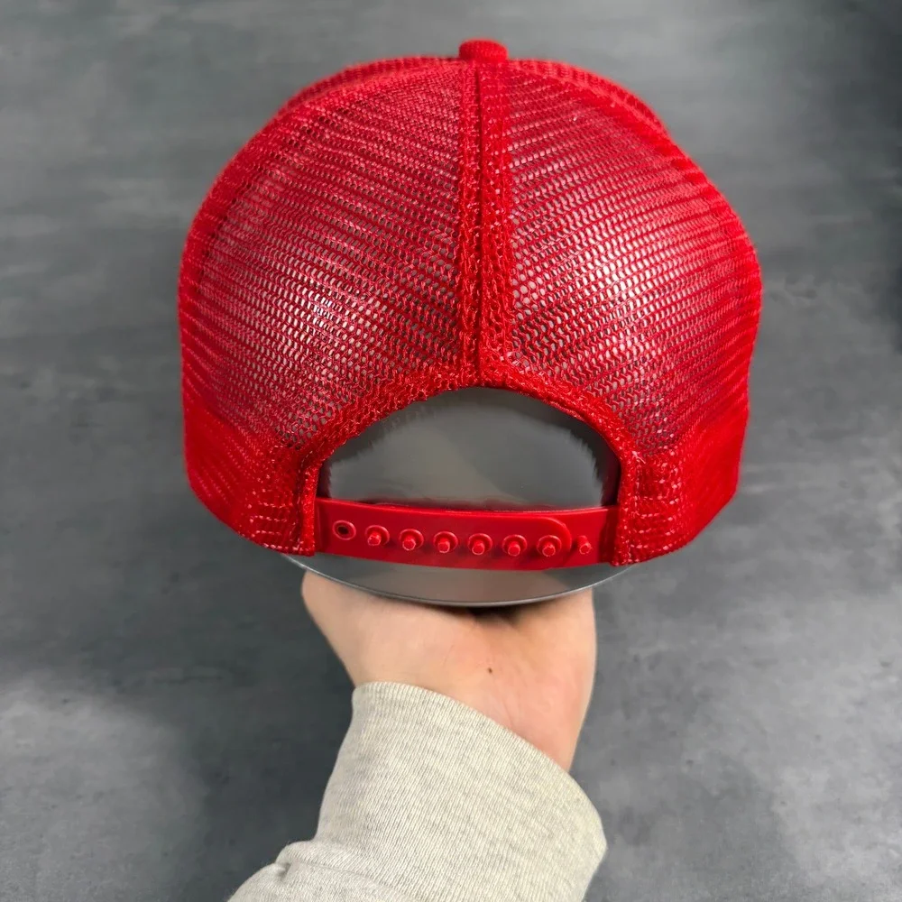 Vintage 80s St. Louis Cardinals Snapback  Trucker Hat Mens M/L Red Mesh Cap STL‎
